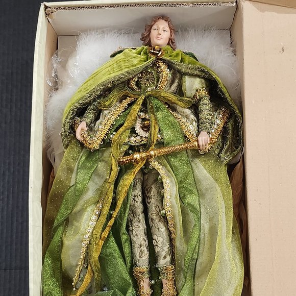 Mark Roberts Angel Of Virtue 20/5,000 With Stand In Box Signed Christmas Angel - Picture 2 of 12